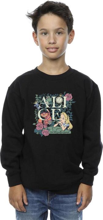 Actual product image Disney Boys Alice In Wonderland Leafy Garden Sweatshirt (152, 158)