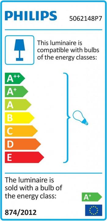 Energie-Label Philips Hue Argenta Basis BT (350 lm, GU10)