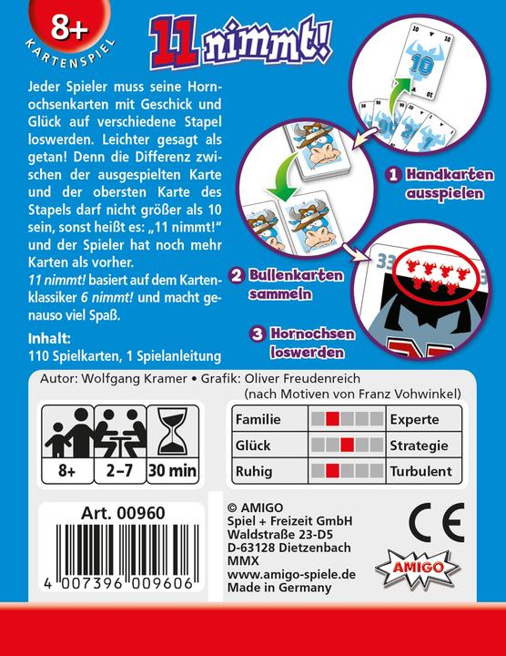 Actual product image Amigo 11 takes! (German)
