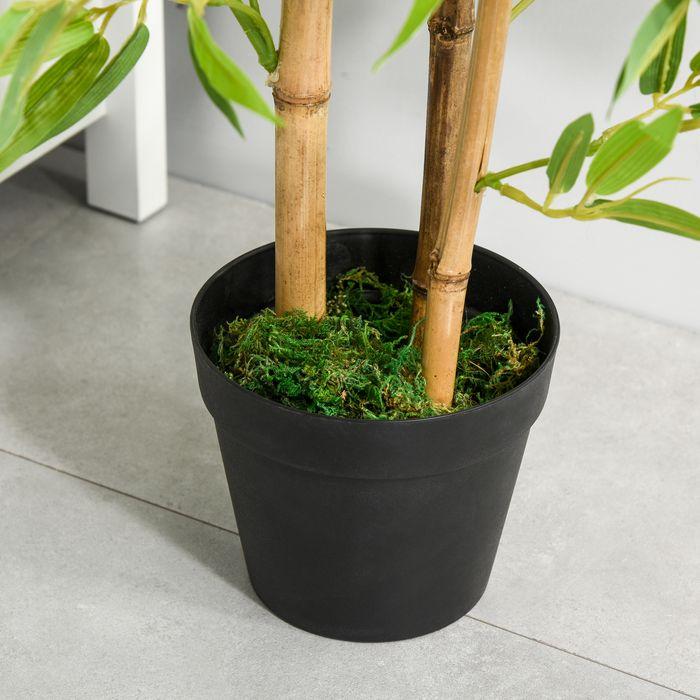 Immagine prodotto Swisshandel24 Bambù artificiale Decorazione di piante artificiali Decorazione di alberi artificiali 120 cm (120 cm)
