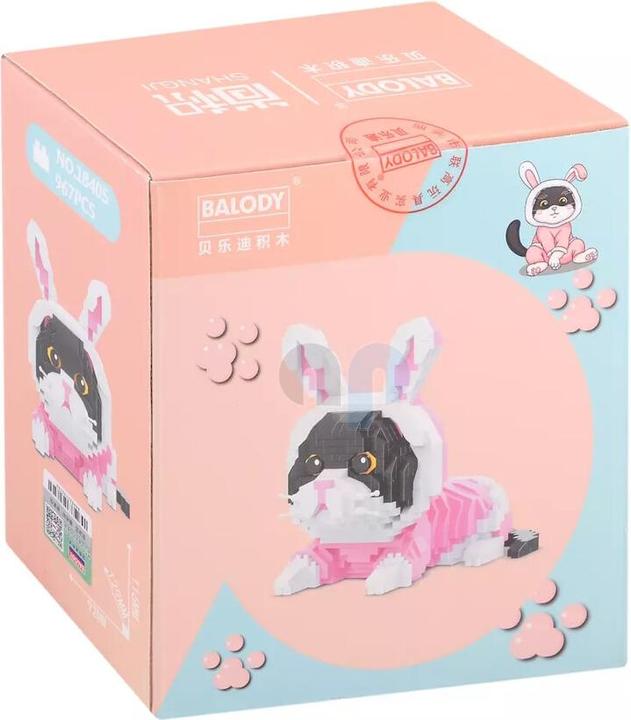 Produktbild Balody 18404 - Katze mit Hasenkostüm (967 Teile)