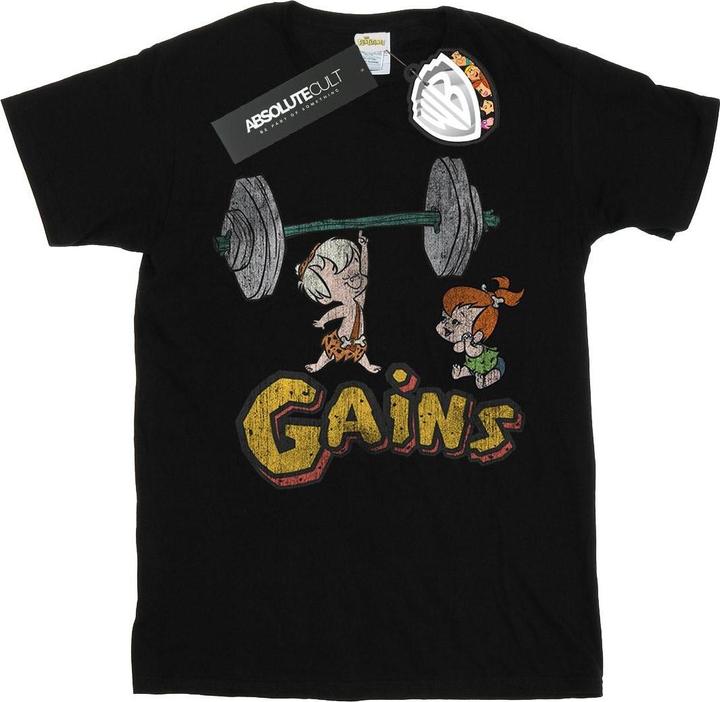 Immagine prodotto The Flintstones Bam Bam Gains Distressed Maglietta Ragazzi (152, 158)