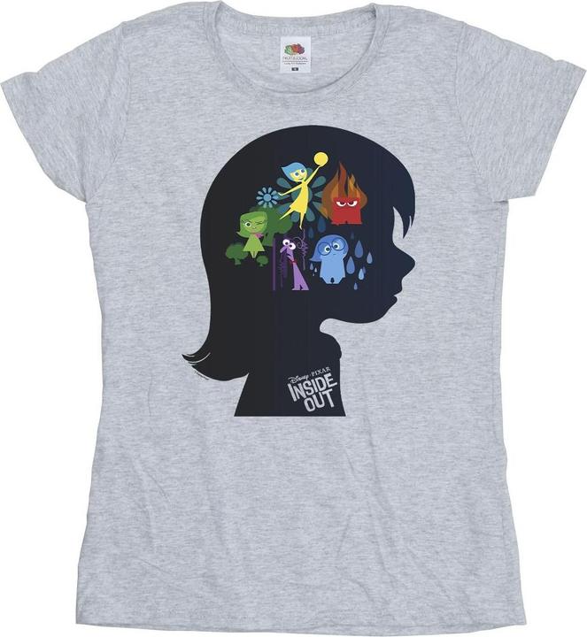Immagine prodotto Disney Inside Out Head Silhouette Maglietta Donna (M)