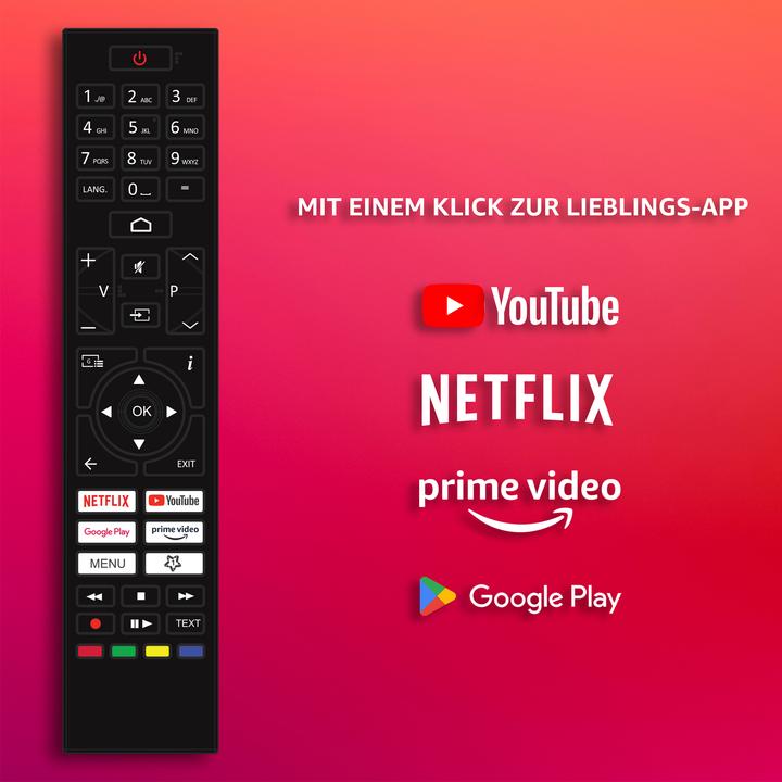 Actual product image Telefunken QLED TV 40 inch TV Full HD Android TV (HDR Smart TV, triple tuner) QF40AO750S (40", QLED, Full HD, 2024)