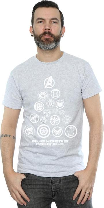 Produktbild Avengers Endgame Pyramid Icons TShirt (L)