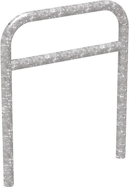 Actual product image SPL Parking rail with crossbar, Ø 50 mm, for concreting in, hot dip galvanised.