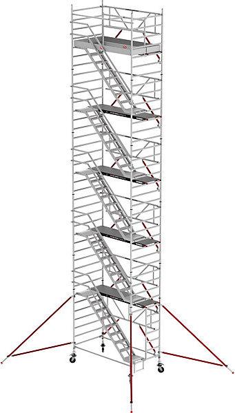 Immagine prodotto Altrex Trabattello con scale RS TOWER 53 largo, piattaforma in legno, lunghezza 1,85 m (Ponteggio, 190 cm)