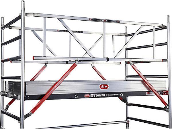 Immagine prodotto Altrex Trabattello con scale RS TOWER 53 largo, piattaforma in legno, lunghezza 1,85 m (Ponteggio, 190 cm)