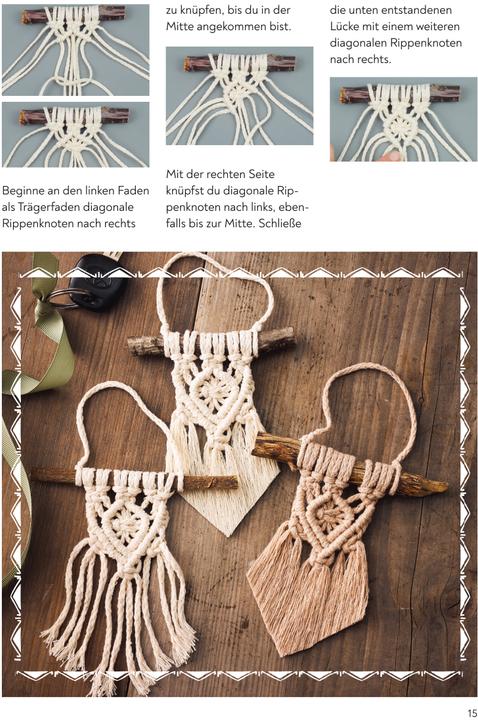 Immagine prodotto Semplice set creativo di macramè. Con libro di istruzioni e materiale