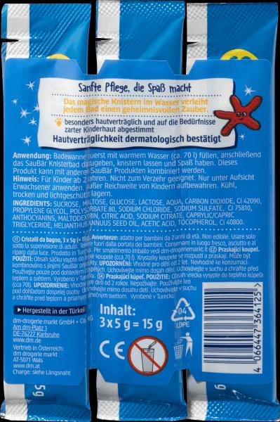 Produktbild dm SauBär Kinder Knisterbad (Badesalz)