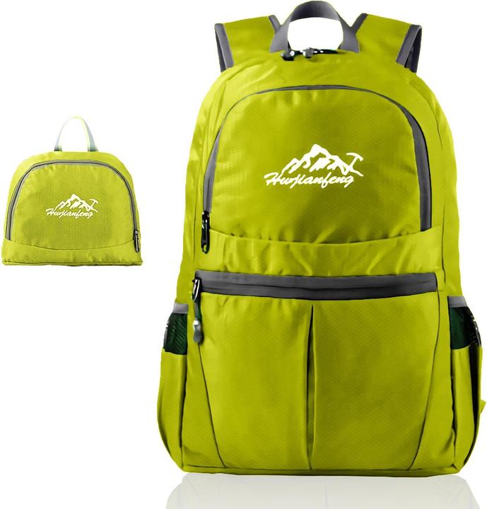Actual product image Intirilife Foldable Backpack in Lime (36 l)