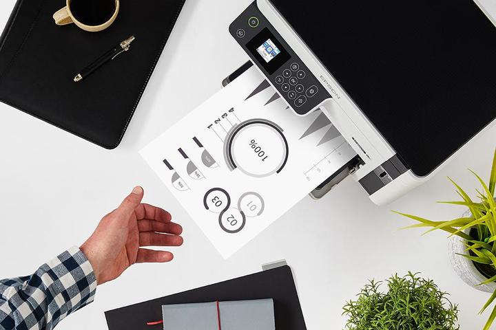 Immagine prodotto Epson Stampante compatta multifunzione EcoTank M2120 Mono, Inkjet, A4, Wi-Fi, Bianco (Inchiostro, Bianco e nero)