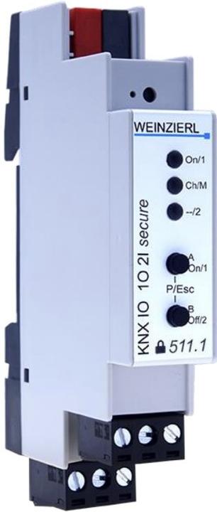 Immagine prodotto Weinzierl WEIN 5444 KNX IO 511.1 attuatore di commutazione sicuro a 1 canale con 2 uscite 1 (Attuatore dell'interruttore)