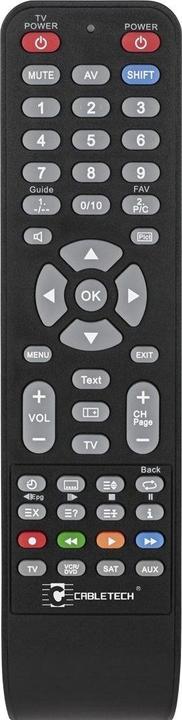 LP Cabletech 4 in 1 Programmable Universal Remote Control (Universal remote control)