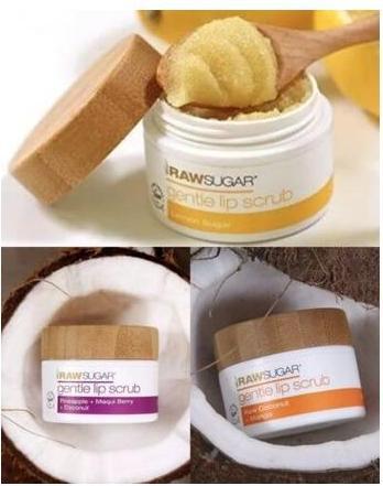 Tree Hut Raw Sugar Lip Scrub Zuckerlippen mit Sheabutter Zitrone Kokosnuss (Scrub, 9.80 ml)