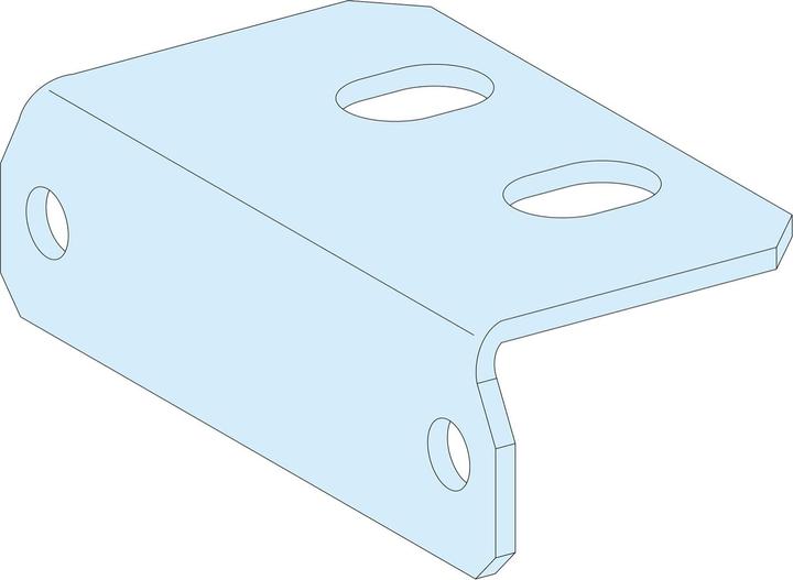 Actual product image Schneider Electric 2 PE horizontal supports LVS04667