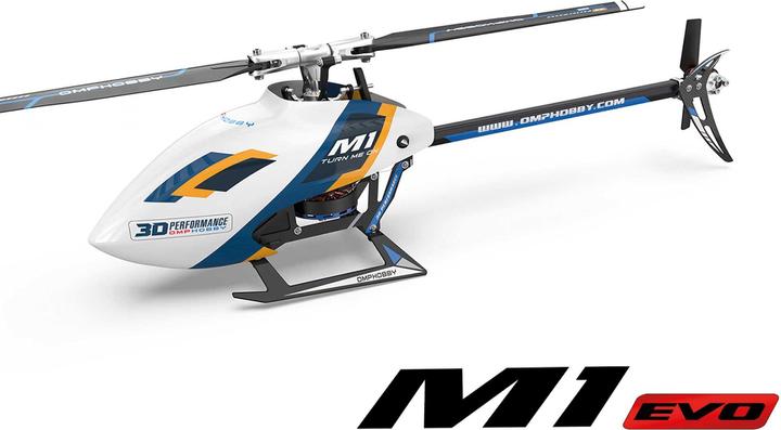 Actual product image OMPHobby OMP Heli M1 EVO Helikopter weiss (S-FHSS RX) # OSHM0030