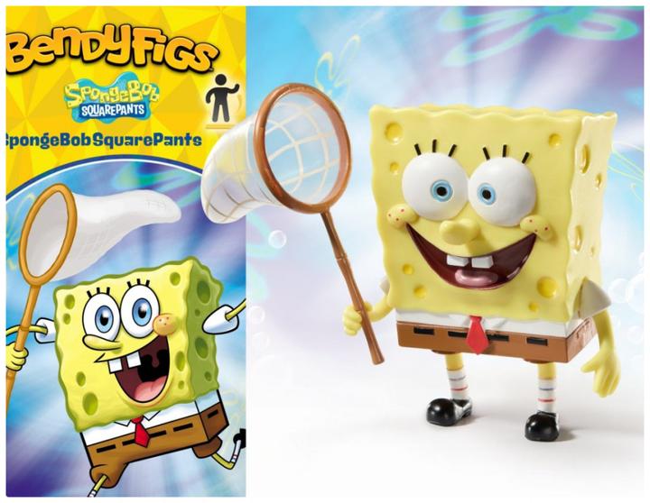 Noble Collection Bob l'éponge figurine flexible Bendyfigs Spongebob 12 cm