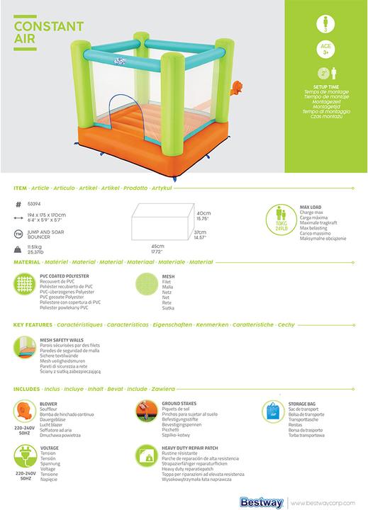 Image du produit Bestway Château gonflable Jump and Soar
