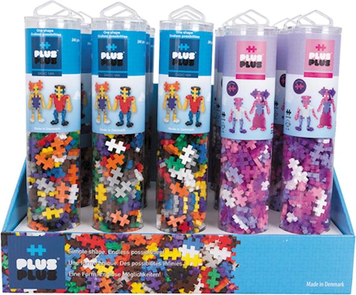 Actual product image Plus-Plus Tube Basic Glitter Display T ass