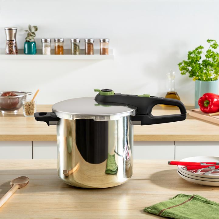 Produktbild Tefal Secure Trendy Schnellkochtopf (22 cm, Dampfkochtopf, Edelstahl)