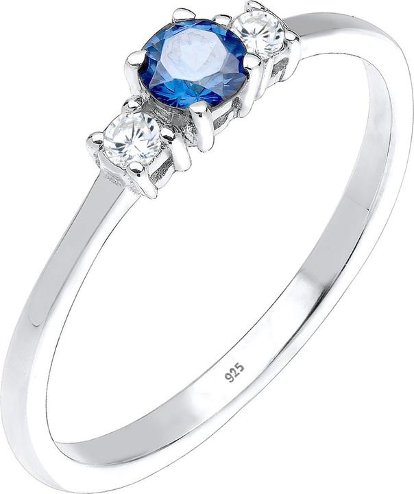 Actual product image Elli Ring Engagement Ring Zirconia 925 Sterling Silver (54, 925 Silver)