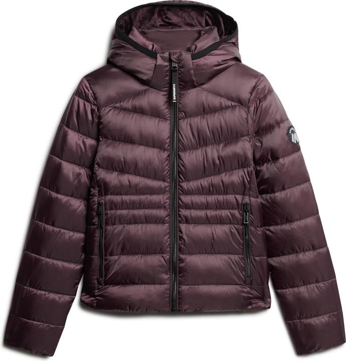 Superdry geposterte daunenjacke, fuji quit (L)