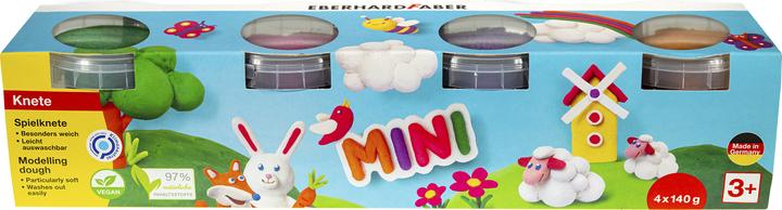 Produktbild EberhardFaber EBERHARD FABER Knete Mini farbsortiert 4 Farben je 140,0 g