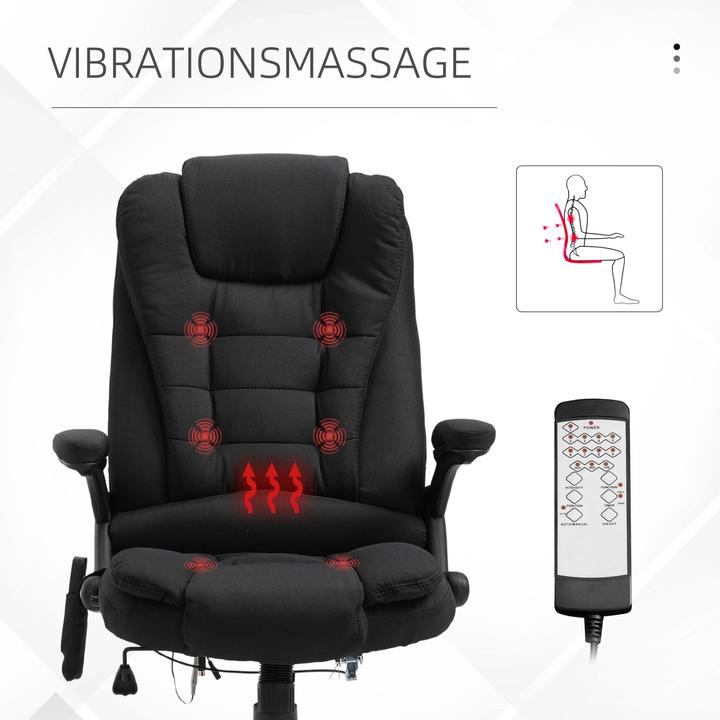 Produktbild Vinsetto Bürostuhl mit Massage- und Wärmefunktion