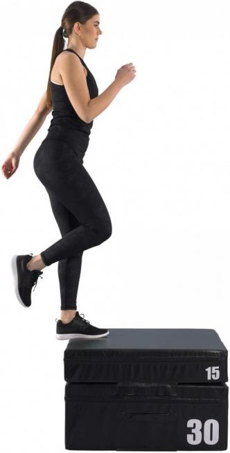 Actual product image Gorilla Sports Soft Jump Box