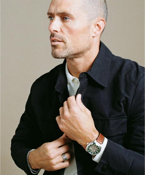 Actual product image Fossil Everett Automatic (Skeleton watch, 42 mm)