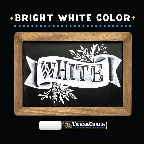 Actual product image VersaChalk - Combi set with 2 white chalk markers 3mm + 5mm (White, 5 mm, 2 x)