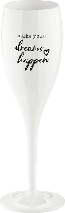 Produktbild Koziol Sektglas Superglas Make your dreams happen 100 ml, 1 Stk (10 cl, 1 Gläser, Sektgläser)
