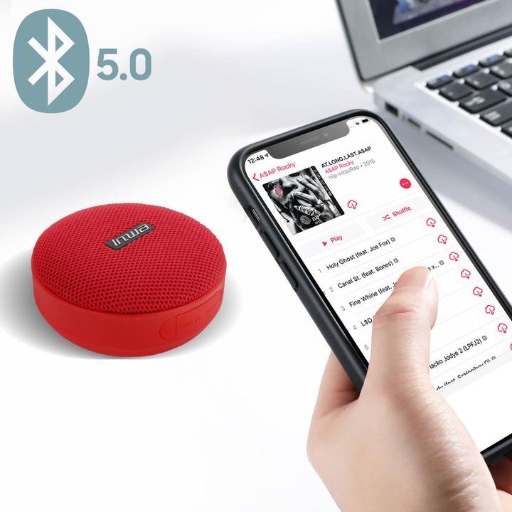 Image du produit Avizar Vélo Haut-parleur 5W, IPX7 (10 h, Fonctionnement sur batterie)