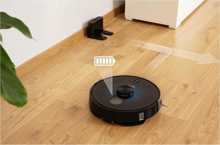 Actual product image Sencor Vacuum cleaner - robot SRV 9550BK, Blue / Black (Robot vacuum)