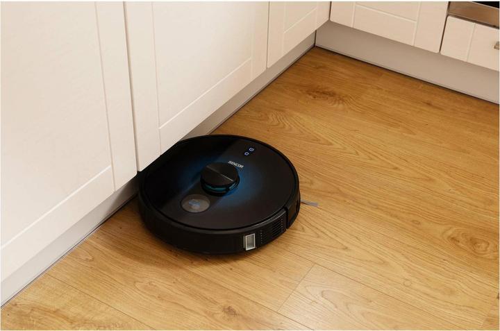 Actual product image Sencor Vacuum cleaner - robot SRV 9550BK, Blue / Black (Robot vacuum)