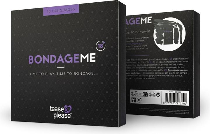 Image du produit tease & please Bondage Me | Temps De Jouer, Temps De Bondage (Divers, Anglais, Allemand)