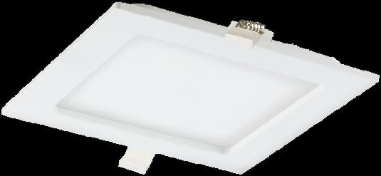 Orno AKMAN LED 18W, downlight, da incasso, quadrato, 1300lm, 3000K, bianco, driver LED integrato (1300 lm)