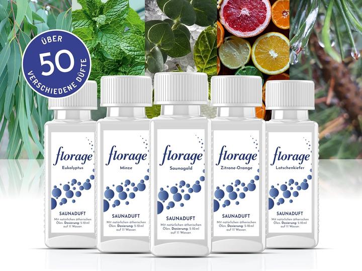 Produktbild Florage 5x 100ml Saunaaufguss Geschenkset