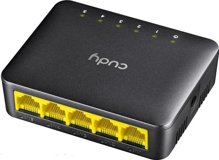 Actual product image Cudy GS105D network switch Gigabit Ethernet (10/100/1000) Black (5 Ports)