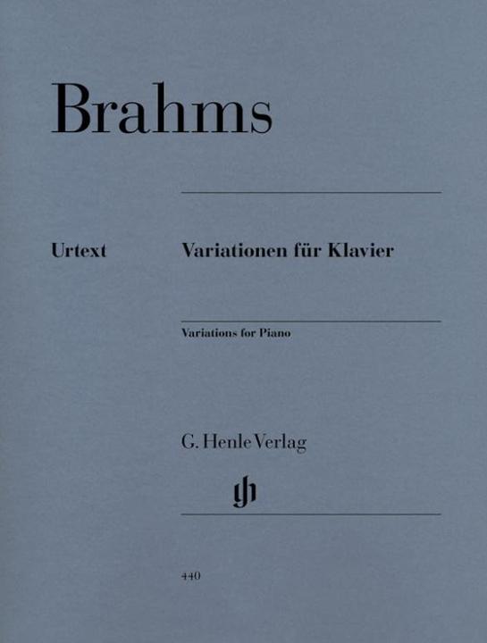 Image du produit Variations pour piano (Français, Anglais, Ernst Herttrich, Margit L. McCorkle, Johannes Brahms, Hans Kann, Sonja Gerlach, 2000)