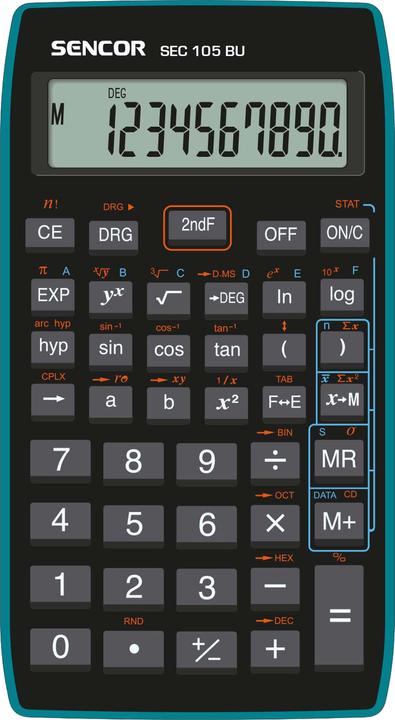 Actual product image Sencor SEC 105 BU calculator (Batteries)