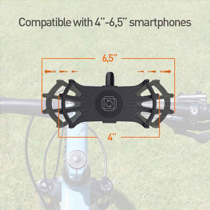 Produktbild Tellur BPH100 Fahrradtelefonhalter schwarz
