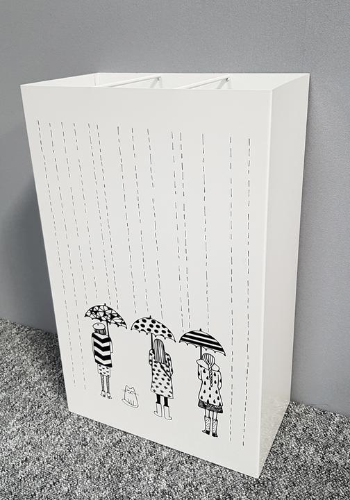 Actual product image HAKU Möbel Cast Iron Umbrella Stand, Rectangular (30 x 16 x 48 cm)
