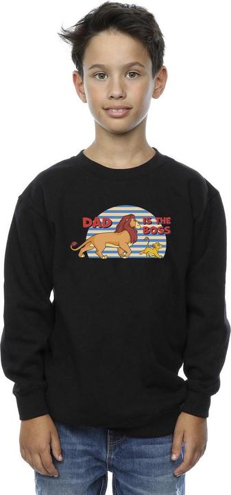 Actual product image Disney Boys The Lion King Dad Boss Sweatshirt (152, 158)
