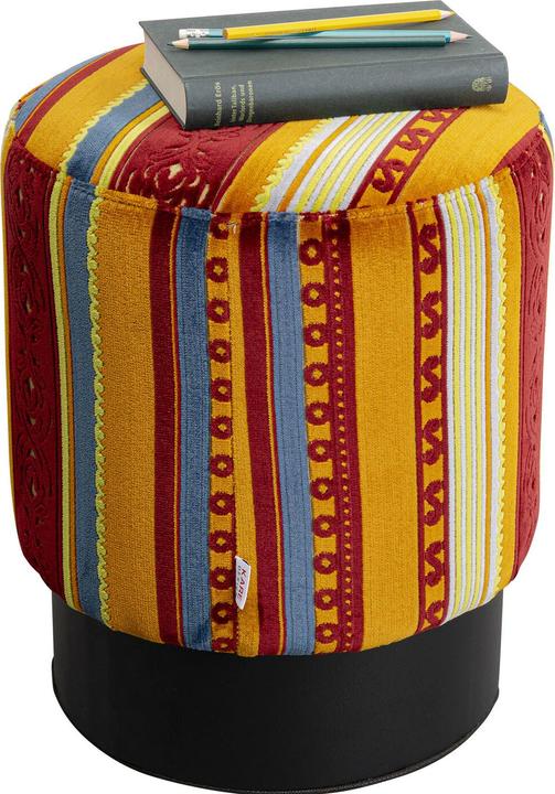 Immagine prodotto Kare Design Hocker Cherry Very British Black Ø36cm