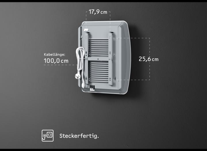 Actual product image Stiebel Eltron Rapid heater CK 20 Premium, 2kW for approx. 25 m², VDE tested, LC display, timer, silent mode (2000 W)