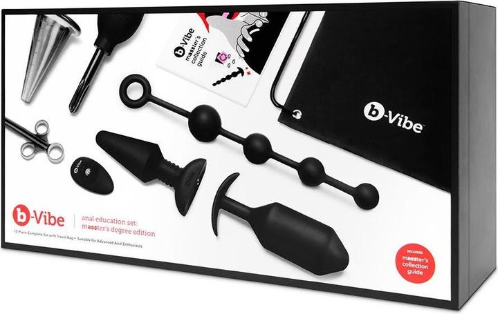 B-Vibe Anal Education Set: mASSters Degree Edition