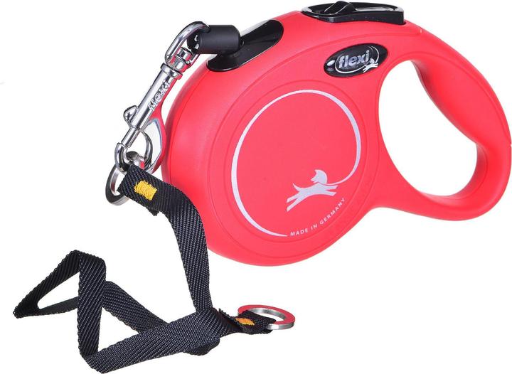 Immagine prodotto Flexi Guinzaglio retrattile NEW CLASSIC CAT XS, corda rossa da 3 m (XS, Gatto, Sport cane)