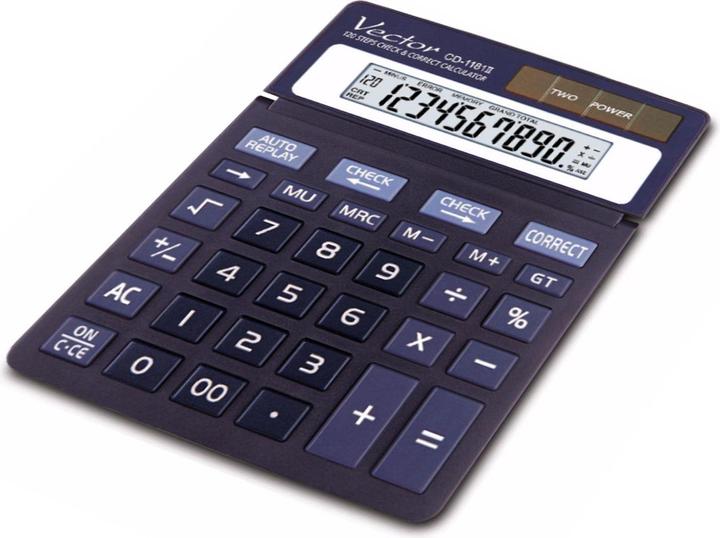 Image du produit Casio Calculatrice VECTOR KAV CD-1181II (Piles)